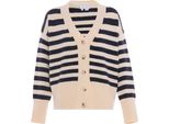Maglione Da Donna Bionda - Bianco Lana Blu Navy, Xl/Xxl