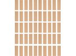 Stoppini In Legno Per Candele, 75 X 25 X 1 Mm, 50 Pezzi