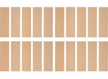 Stoppini In Legno Per Candele, 100 X 30 X 1 Mm, 20 Pezzi
