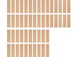 Stoppini In Legno Per Candele, 100 X 25 X 1 Mm, 50 Pezzi