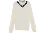 Maglione Da Donna Bionda - Bianco Lana Nero, Xs/S
