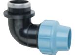 Agaflex PE-PE Angolo Di Serraggio A Vite 20 Mm X Gw 3/4" 90° 49152002"