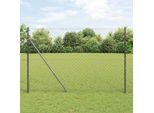 Maison Exclusive - Palo Della Recinzione Grigio 25 X 1,5 M (Mesh 60 X 60 Mm)