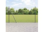 Maison Exclusive - Palo Della Recinzione Grigio 10 X 1,4 M (Maglia 60 X 60 Mm)