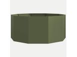Maison Exclusive - Vaso Da Fiori Verde Oliva 120 X 120 X 50 Cm In Acciaio