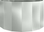 Maison Exclusive - Vaso Da Fiori Argento 90 X 45 X 50 Cm Acciaio Zincato