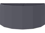 Maison Exclusive - Vaso Da Fiori Antracite 120 X 60 X 50 Cm In Acciaio