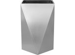 Maison Exclusive - Vaso Da Fiori Argento 50 X 50 X 75 Cm Acciaio Zincato