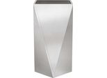 Maison Exclusive - Vaso Da Fiori Argento 40 X 40 X 75 Cm Acciaio Inossidabile
