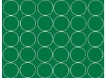 Adesivi Rotondi, Diametro 7 Cm, 30 Pezzi, Verde Opaco