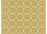 Adesivi Rotondi, Diametro 7 Cm, 30 Pezzi, Oro Opaco