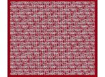 Adesivi Numerati Autoadesivi, 7 Mm, Rosso Scuro, Opaco