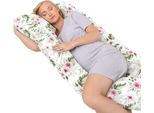 Cuscino Per La Gravidanza A Forma Di U Per Dormire Sul Fianco E Allattare - In Giardino