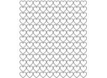 Adesivi A Forma Di Cuore Per San Valentino, 2 Cm, 130 Pezzi, Bianco Lucido