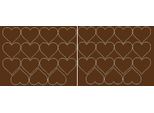 Adesivi A Forma Di Cuore Per San Valentino, 6 Cm, 30 Pezzi, Marrone Opaco