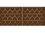 Adesivi A Forma Di Cuore Per San Valentino, 5 Cm, 40 Pezzi, Marroni Lucidi