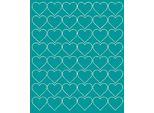 Adesivi A Forma Di Cuore Per San Valentino, 3 Cm, 48 Pezzi, Turchese Opaco