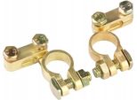 Morsetti Per Batteria Rivestiti In Ottone, 2 Pezzi
