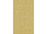 Adesivi Con Lettere Autoadesivi, 12 Cm, Color Oro Lucido
