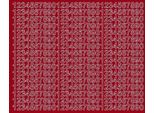Adesivi Numerici Autoadesivi, 1 Cm, Rosso Scuro, Lucidi