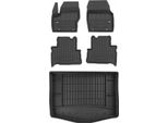 Set Di Tappetini In Gomma 3D E Tappetini Ford C-Max Mk2 2010-2019