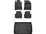 Tappetini 3D Set E Tappetino Per Bagagliaio Citroen C3 Iii Hatchback 2016-2024