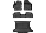 Set Di Tappetini In Gomma 3D Toyota Auris 2 Hb 2012-2018 Zw