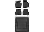 Set Di Tappetini In Gomma 3D Vw Passat B7 Berlina 2010-2014