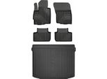 Set 77 Tappetini In Gomma E Copertura Citroen C4 Aircross 2010-2017
