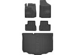 Set 77 Tappetini In Gomma E Tappetini Citroen C3 1 Hatchback 2002-2009