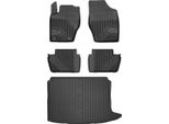 Set 77 Tappetini In Gomma E Copertura Citroen C4 1 Coupé 2004-2010