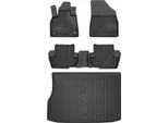Set 77 Tappetini In Gomma E Copertura Citroen DS5 Hybrid Hb 2011-2015