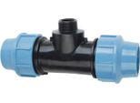 Raccordo A T Agaflex Con Filettatura PE-ST-PE 20 Mm X GZ1/2" X 20 Mm 46152001"