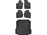 Set Di Tappetini In Gomma 3D Skoda Rapid Lb 2012-2019 Sw