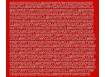 Adesivi Con Lettere Autoadesivi, 7 Mm, Rosso Opaco