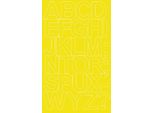 Adesivi Con Lettere Autoadesivi, 12 Cm, Giallo Brillante