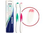 Spazzolino Da Denti Wellbee Per Adulti, Durezza Media (Diapositiva 7) - Mix Di Colori, 1 Pezzo.