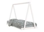 Syfax™ Giroletto Per Bambini Bianco 90X190Cm In Legno Massello Di Pino