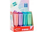 Evidenziatore Maped Glitter Pastel Verde Pastello