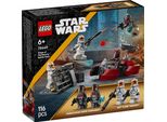 Lego Star Wars 75449 Pacchetto Battaglia Assedio Di Mandalore - Giocattolo D'azione Con 2 Minifigure Mandalorian E 2 Clone Trooper, Più Moto Speeder E Blaster - Regalo Per Bambini Dai 6 Anni In Su E Per Gli Appassionati