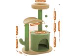 Albero Per Gatti, Accogliente Condominio, Funzioni Interattive, AMT0231GN, M