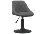 Syfax™ Sgabello Da Bar Grigio Scuro In Velluto
