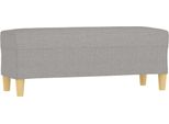 Syfax™ Panca Grigio Chiaro 100X35X41 Cm In Tessuto