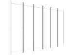 Syfax™ Divisorio A 6 Pannelli Bianco 300X200 Cm Tessuto