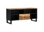 Syfax™ Mobile Tv 100X33X46Cm Legno Massello Mango E Legno Multistrato