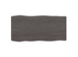 Syfax™ Piano Tavolo Marrone Scuro 80X40X(2-6)Cm In Rovere Non Trattato