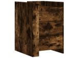 Syfax™ Comodino Rovere Fumo 45X50X65 Cm In Legno Multistrato