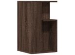 Syfax™ Tavolino Rovere Marrone 35X35X60 Cm In Legno Multistrato