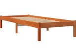 Syfax™ Giroletto Senza Materasso Marrone Cera 90X200 Cm Massello Pino