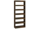 Syfax™ Libreria/Divisorio Rovere Fumo 80X30X198 Cm In Truciolato